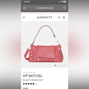 NEW - HAMMITT VIP Satchel crossbody.